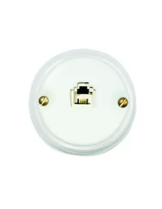 Gambarelli 00220 telephone socket plug 4//4 porcelain